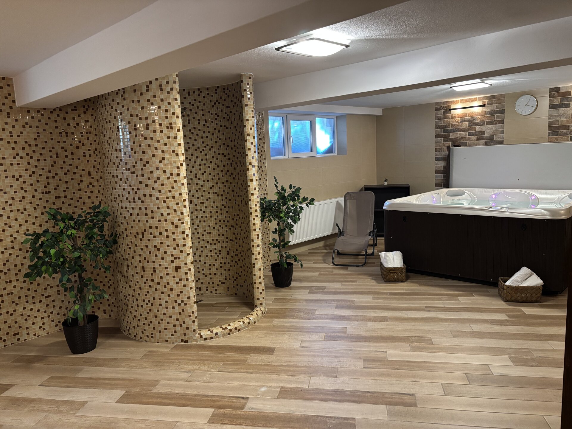 Zona spa cu ambient cald